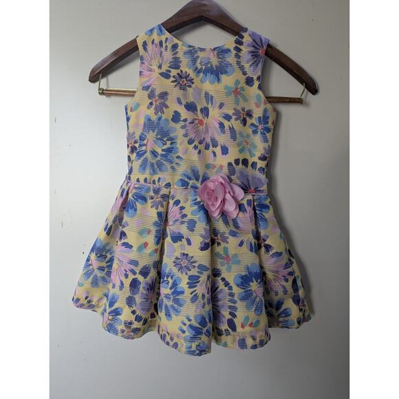 Wonder Nation Girls Flowered Dress Size 5 - Picture 1 of 9